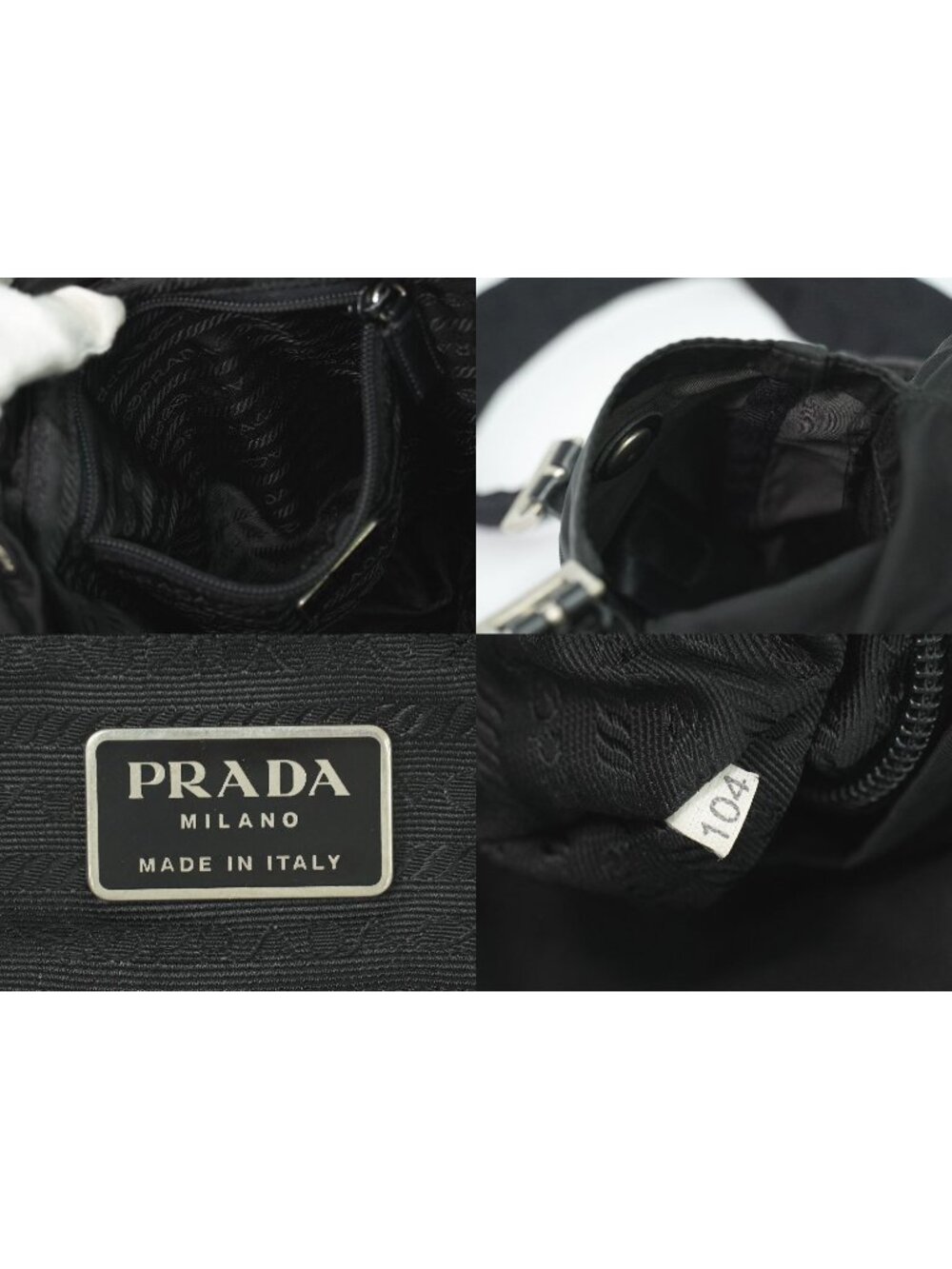 ★SOLD★ Prada Nylon Backpack Black - Picture 9 of 9